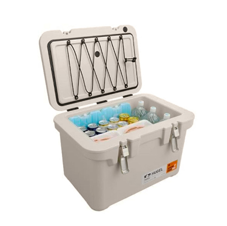 Термобокс IRIS HUGEL VACUUM COOLER BOX TC-40 Бежевый, 40 литров (45 часов)