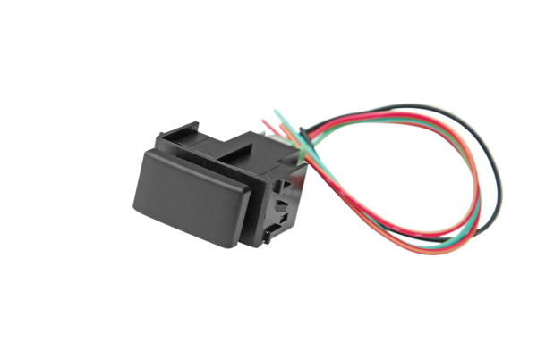 Кнопка ВКЛ/ВЫКЛ, белый, NISSAN (под гравировку)