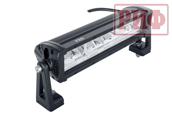 Светодиодная фара водительского света РИФ с ДХО 307 мм 64W