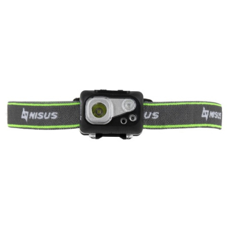 Фонарь налобный NISUS водонепроницаемый 300LM, IPX7, USB