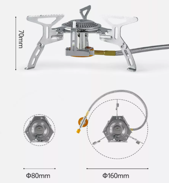 Горелка газовая Naturehike портативная 3кВт