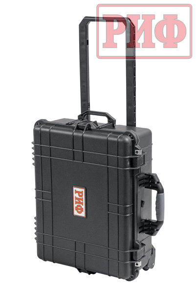 Кейс защитный ударопрочный РИФ 616х493х220 мм на колесах с телескопической ручкой