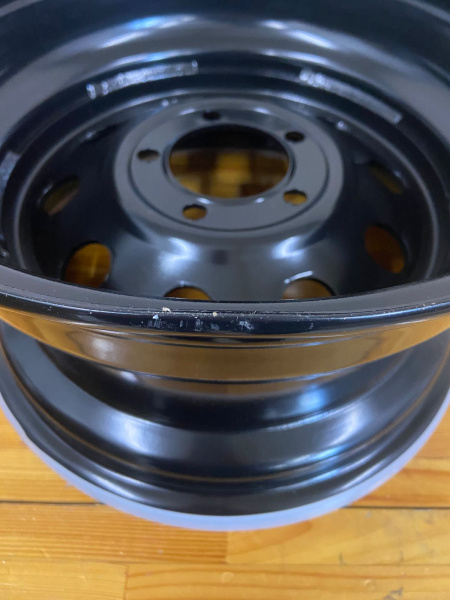 Диск усиленный JEEP стальной черный 5х114,3 8xR15 d84 ET-19 (уценка)