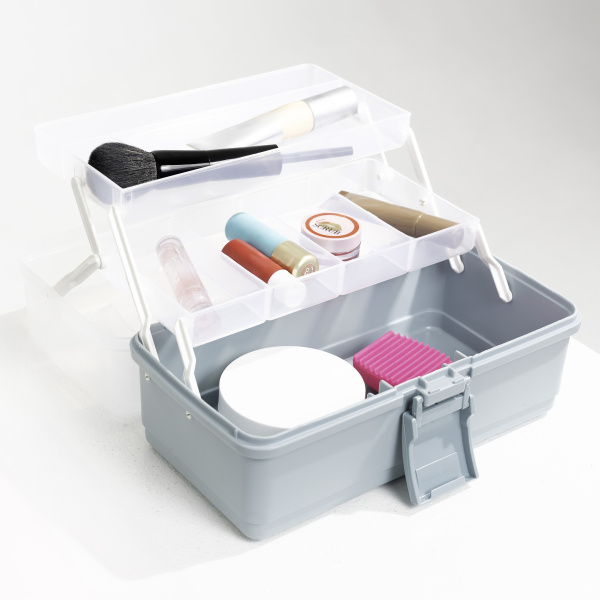 3 Ящик для инструмента IRIS KIT BOX 27 серо-голубой