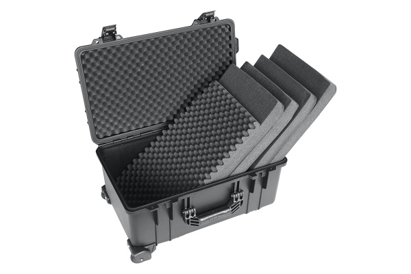 Кейс защитный ударопрочный РИФ 560х355х290 мм на колесах с телескопической ручкой