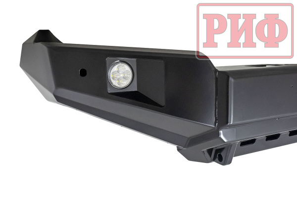 Бампер РИФ силовой передний TLC 200 2007-2015 c доп. фарами и защитой бачка омывателя