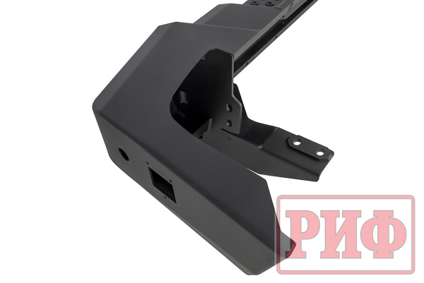 Бампер РИФ силовой задний TANK 300 с квадратом под фаркоп, фон., с отв. под сист. контроля слеп. зон