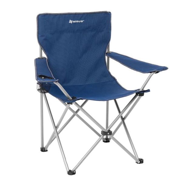 Кресло NISUS складное синие 100 кг.