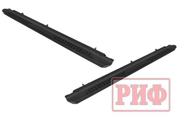 Пороги РИФ силовые алюминиевые для Dodge Ram 1500 Rebel 2019+