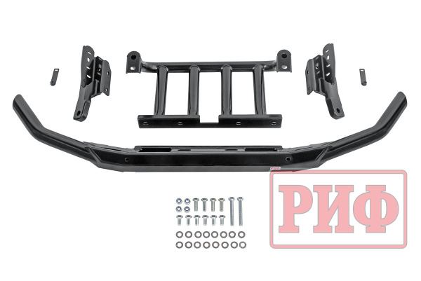 Бампер РИФ силовой передний УАЗ Патриот 2015+ с защитой рулевых тяг стандарт Бампер РИФ силовой передний УАЗ Патриот 2015+ с защитой рулевых тяг стандарт
