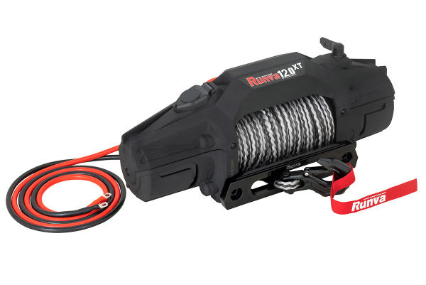 Лебёдка автомобильная электрическая 12V Runva EWXT12000FSR 5443 кг синтетический трос