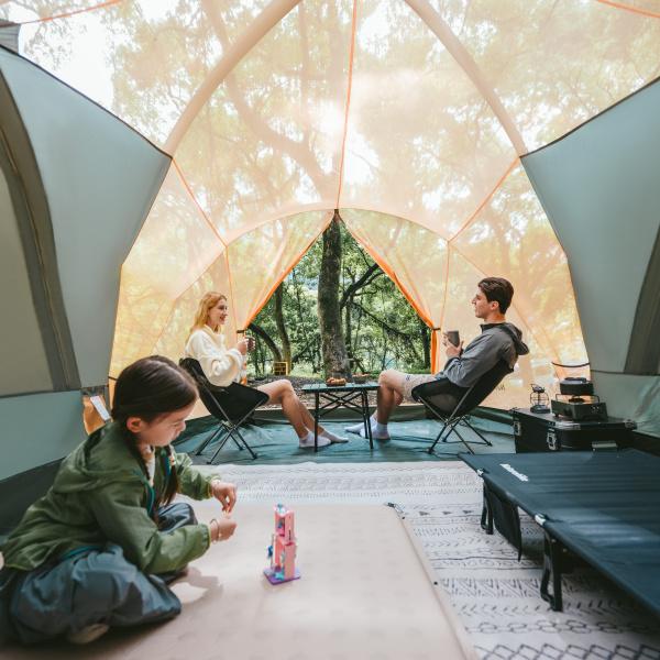 Палатка Naturehike KOTA 4, 8-местная, алюминиевый каркас, темно-зеленая