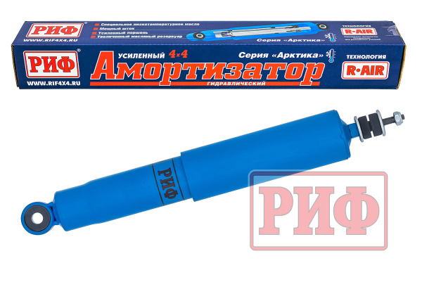 Амортизатор усиленный РИФ "Арктика" задний Toyota Land Cruiser Prado 90/95, 4Runner 1996-2002 штатный