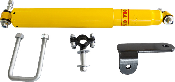 Демпфер РИФ рулевой с кронштейнами УАЗ Хантер Демпфер РИФ рулевой с кронштейнами УАЗ Хантер