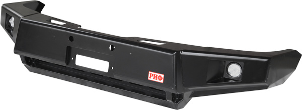 Бампер РИФ силовой передний для ГАЗ Соболь с доп. фарами стандарт