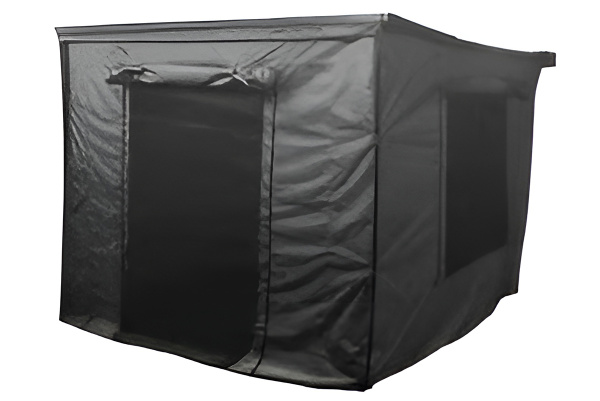 Стенки к автомобильной маркизе (тамбур) РИФ 2,5х2,5 м, черные