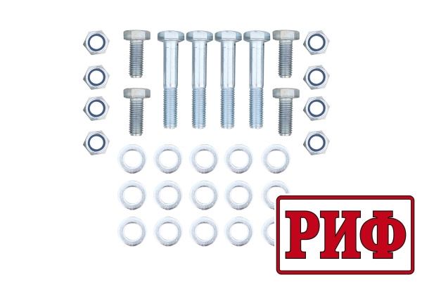 Фаркоп РИФ передний (переходник) для съёмной лебедки в штатный бампер Isuzu D-MAX (2012-2020)