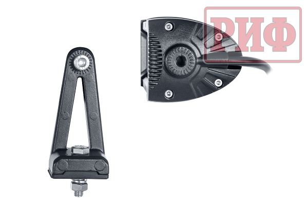 Светодиодная фара водительского света РИФ с ДХО 307 мм 64W