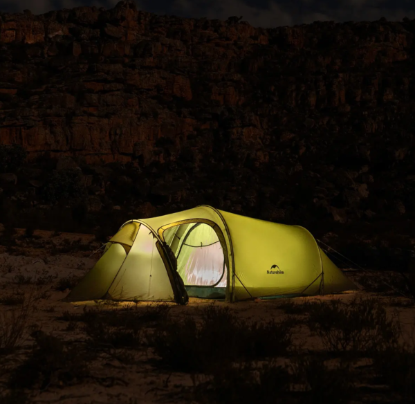 Палатка Naturehike Opalus Si 3-местная, алюминиевый каркас, темно-зеленая