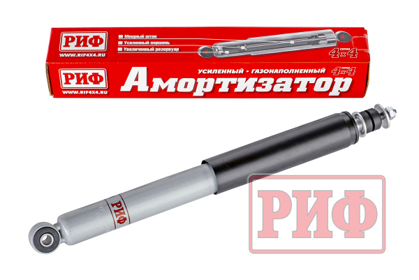Амортизатор усиленный РИФ передний газовый Suzuki Jimny лифт 50 мм