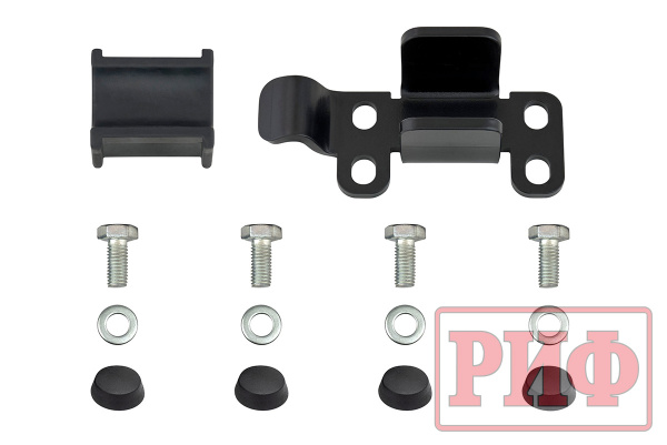 Бампер РИФ силовой задний для ГАЗ Соболь NN с фонарями, калиткой, возмож. устан. фаркопа, стандарт