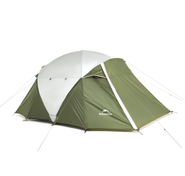 1 Палатка Naturehike KOTA 4, 4-местная, алюминиевый каркас, олива