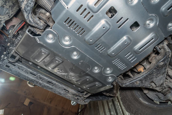 Защита Falcon радиатора, картера, РК, КПП для Toyota Hilux 2015-2024, алюм. 8 мм