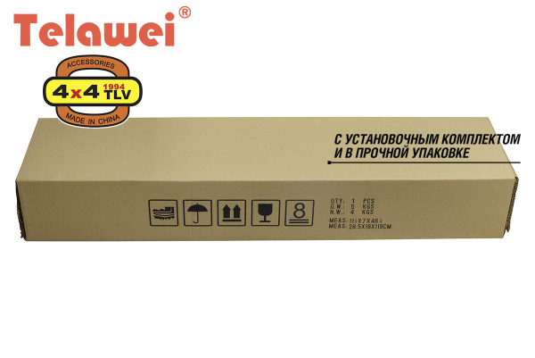 Шноркель Telawei для Jeep Wrangler 4.0 10/1999 - 10/2006