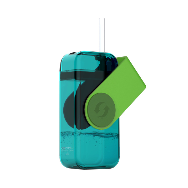 Бутылка JUICY DRINK, 290 мл, бирюза/зеленый Бутылка JUICY DRINK, 290 мл, бирюза/зеленый