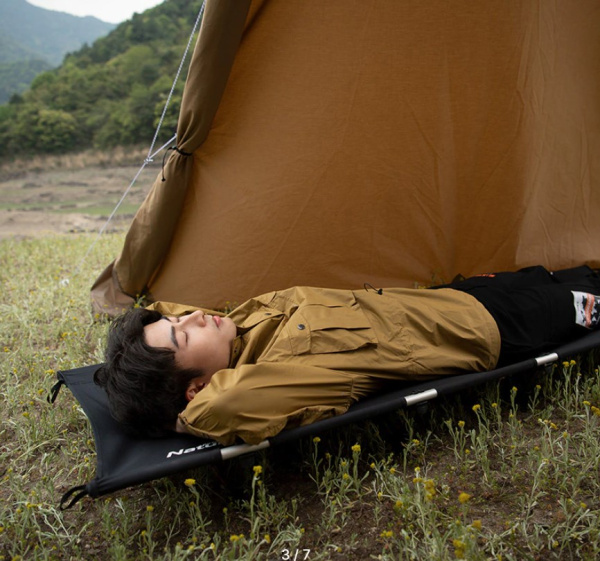 Раскладушка Naturehike XJC05, 190х65х15 см, до 150 кг, черная