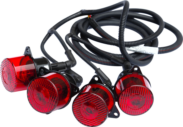 Фонарь заднего бампера РИФ красный