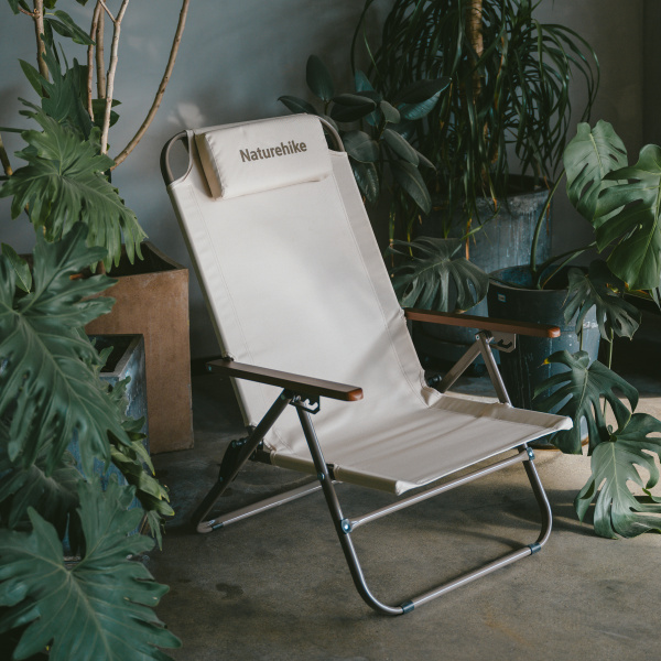 3 Кресло туристическое Naturehike Xing wang T02, 88х73,5х60 см, складное, до 110 кг. бежевое