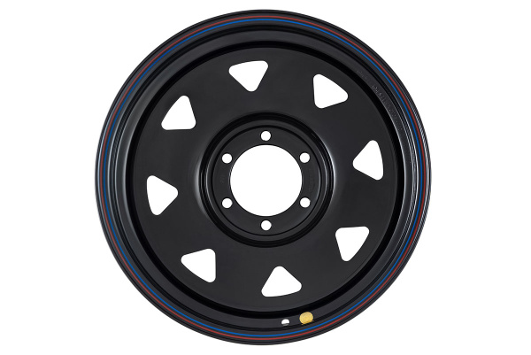 Диск усиленный стальной черный 6x139,7 8xR18 d110 ET+20 (треуг.)