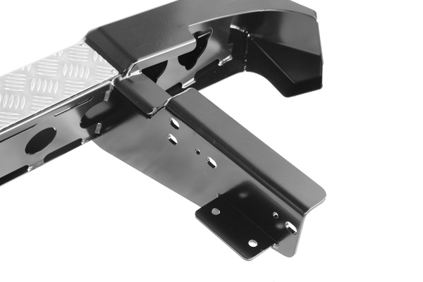 Бампер РИФ задний УАЗ Патриот Пикап 2005+ с квадратом под фаркоп, калиткой и фонарями стандарт