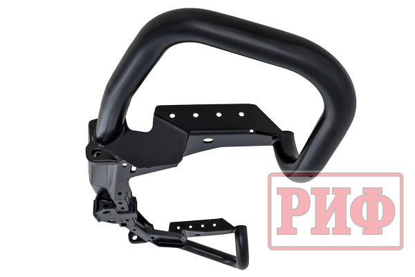 Бампер РИФ силовой задний Nissan Patrol Y62 с квадратом под фаркоп