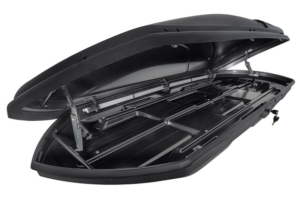 Бокс автомобильный на крышу Pentair COBRA 520L черный глянец, двусторонний