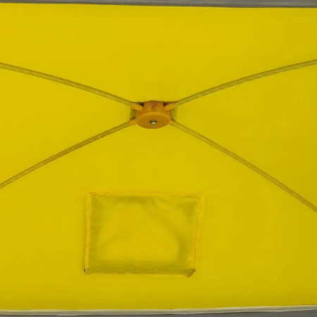 96 Палатка зимняя PREMIER Куб-3 желтый/серый