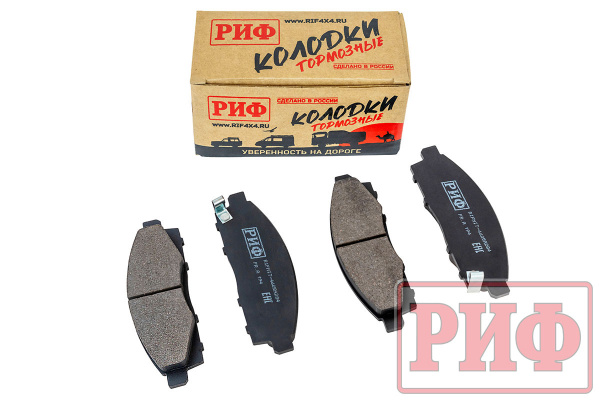 Колодки тормозные РИФ Mitsubishi L200 2005+, Pajero Sport 2008-2015 Колодки тормозные РИФ Mitsubishi L200 2005+, Pajero Sport 2008-2015