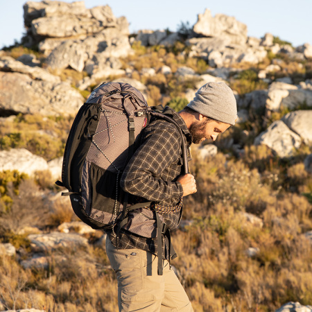 6 Рюкзак туристический Naturehike 40+5 л, черный 6 Рюкзак туристический Naturehike 40+5 л, черный