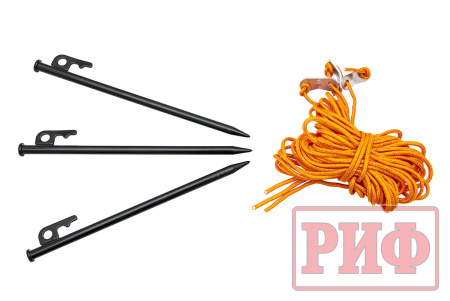 Маркиза автомобильная РИФ безопорная, веерная 2,3х2 м (правая)