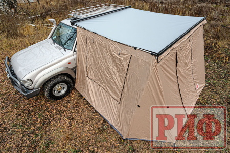 Стенки к автомобильной маркизе РИФ 2.0Х2.5 м Black Out