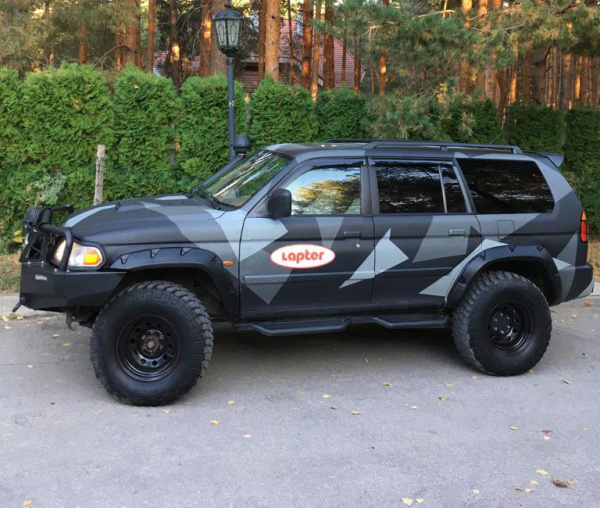 Расширители колёсных арок Mitsubishi Pajero Sport (70мм) под силовой бампер Расширители колёсных арок Mitsubishi Pajero Sport (70мм) под силовой бампер