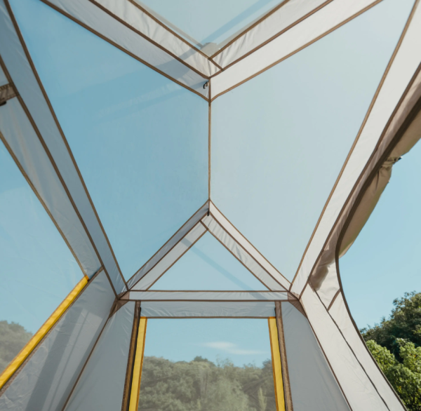 Палатка Naturehike Cape 5.2, 4-местная, быстросборная, серо-коричневая