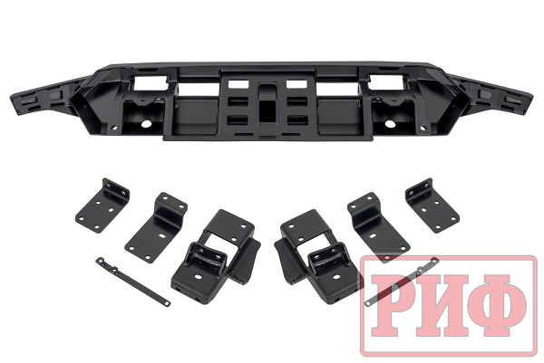 Бампер РИФ силовой передний Mitsubishi Pajero Sport 2021+ с фаркопом
