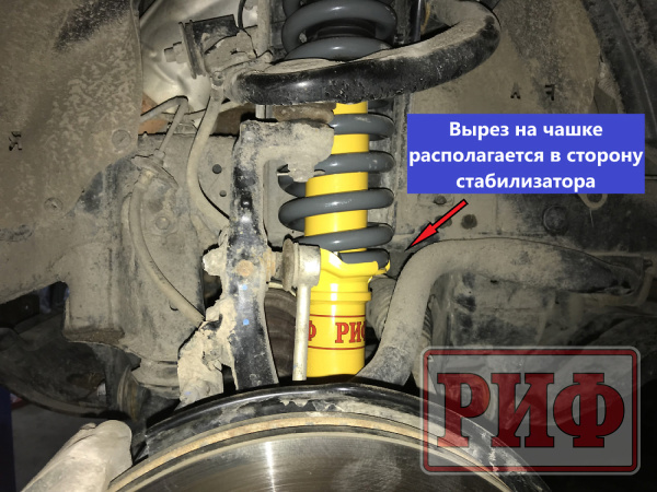 Расположение чашки Расположение чашки