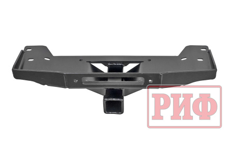 Фаркоп РИФ передний (переходник) с площадкой под лебёдку в штатный бампер УАЗ Патриот 2015+