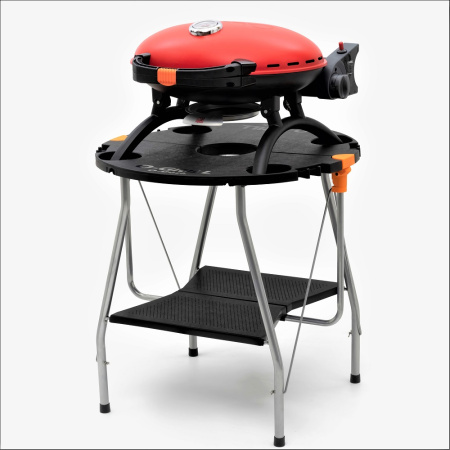 Гриль газовый O-GRILL 500MT красный, с термометром (в комплекте адаптер тип А)