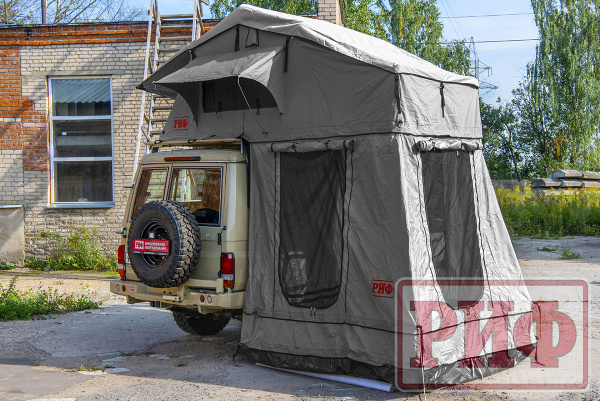 Тамбур к палатке РИФ Soft RT02-180 PRO, тент серый