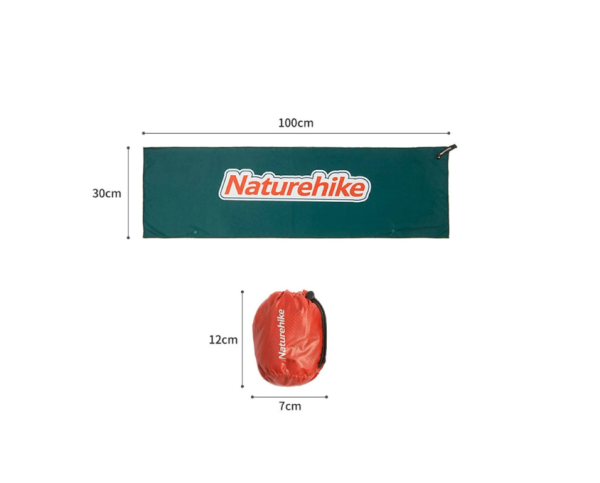 1 Тряпка кемпинговая Naturehike, 100х30 см, зеленая 1 Тряпка кемпинговая Naturehike, 100х30 см, зеленая