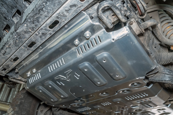 Защита Falcon радиатора, картера, РК, КПП для Toyota Land Cruiser Prado 250, 2024+, алюминий, 8 мм